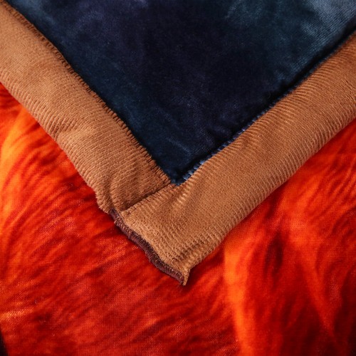 Manta polar visón pesado grueso de 3 capas manta tamaño king para todas las estaciones cálida suave 8 lb - Imagen 81 de 129