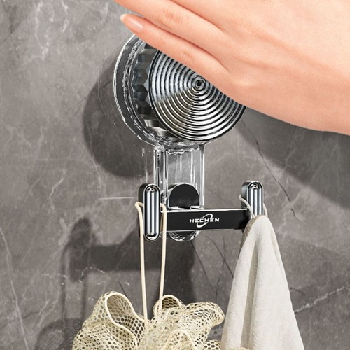 Traceless Rotating Clothes Hook Waterproof Vacuum Suction Cup Wall Hook - Picture 5 of 14