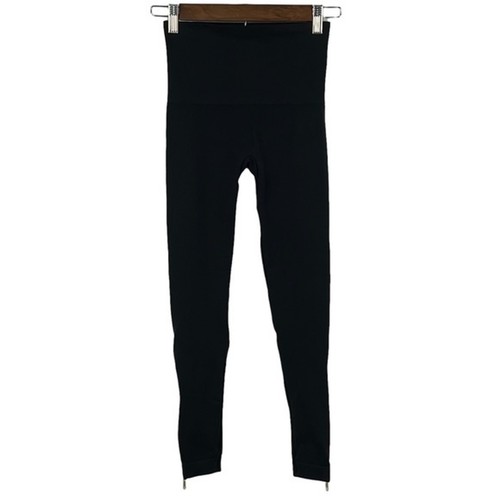 SPANX WOMEN"S BLACK WITH GOLD ANKLE ZIPPER ACCENT - Picture 3 of 6
