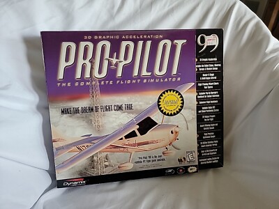 Pro Pilot '99 (PC, 1998) CD computer flight simulator