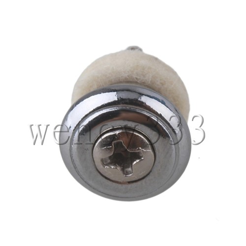 Chrome Guitar Strap Buttons for Acoustic Guitar Bass Pack of 20 - Picture 5 of 6
