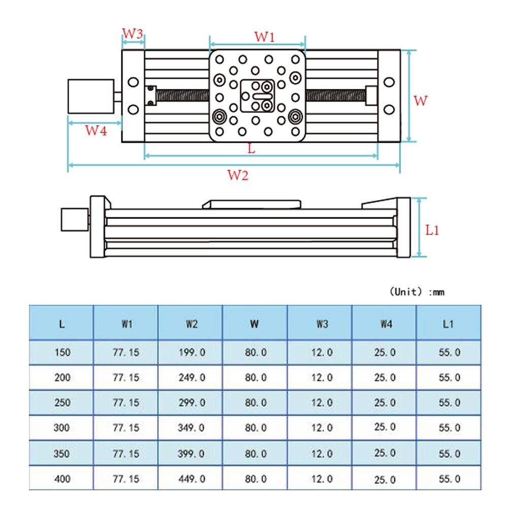 【整備済完動品】Rolleicord Ⅱw/c 150/200/250mm C-beam Sliding Linear Actuator for Z-axis T8 Lead