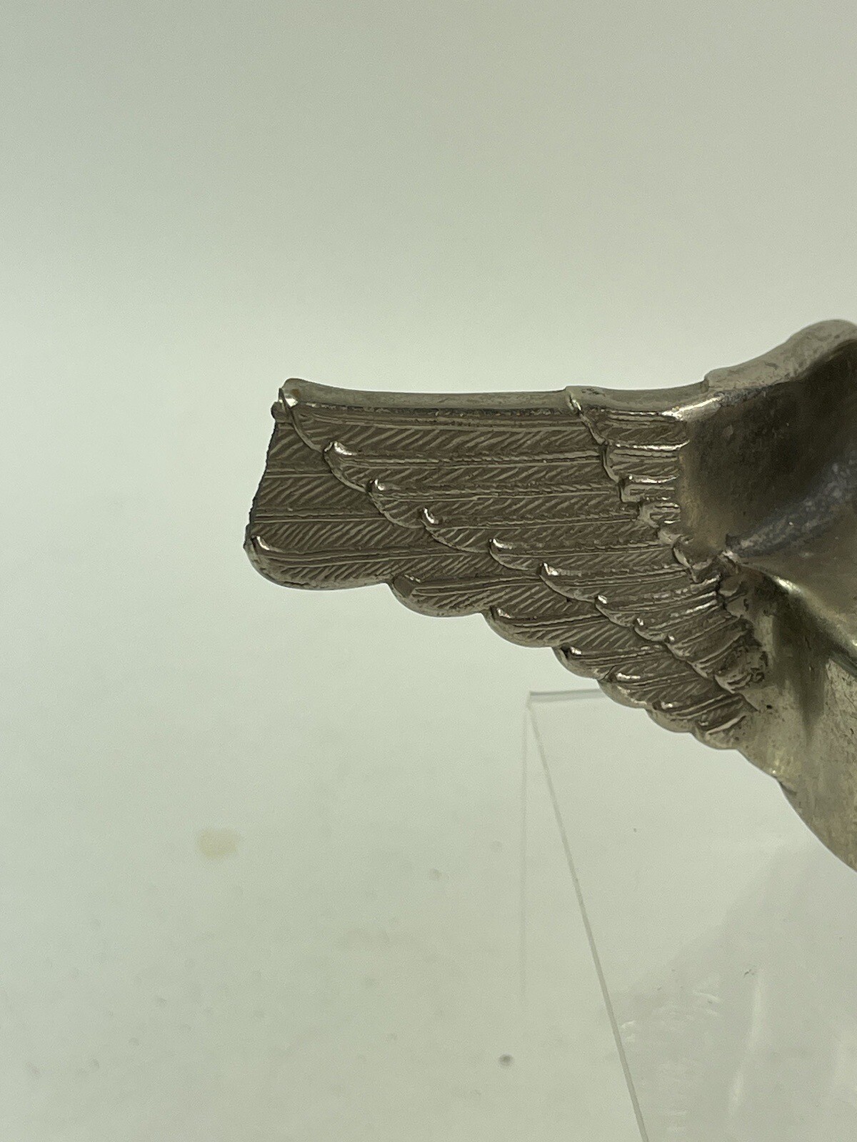 Antique KEYSTONE radiator cap motometer hood ornament metal eagle Heavy