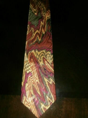 Gravatas Geométrica Forte Poliéster para Homens