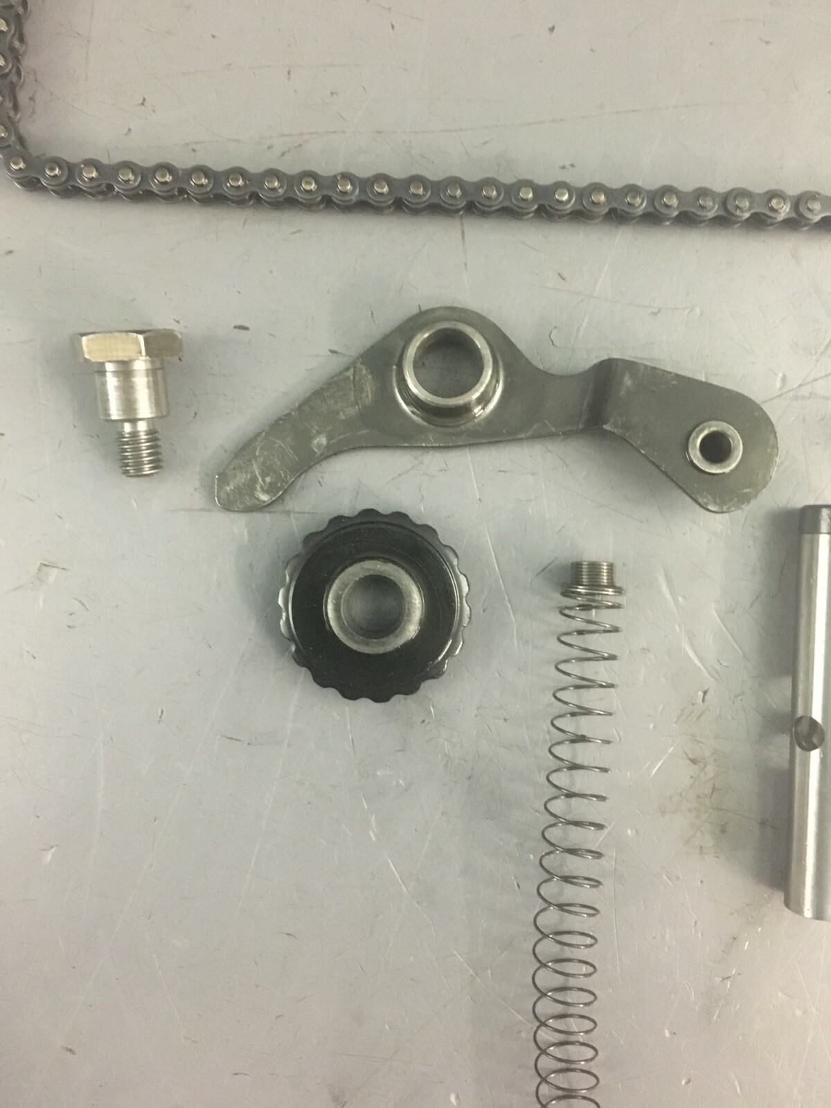 1993 HONDA ct70 trail OEM CAM CHAIN TENSIONER W GUIDE WHEEL eBay