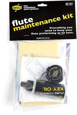 Herco HE107 Flute & Piccolo Complete Maintenance & Cleaning Kit Made in USA!