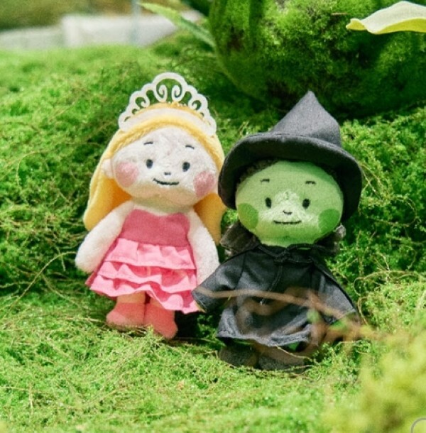 Wicked Movie Elphaba & Glinda Plush Doll Keychain Set/ Popup store