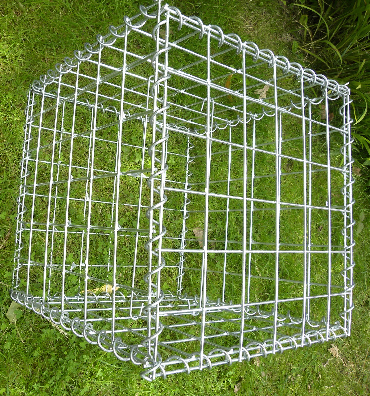 Garden Gabion Baskets 3 sizes extra strong 4mm galvanised wire not 3mm !