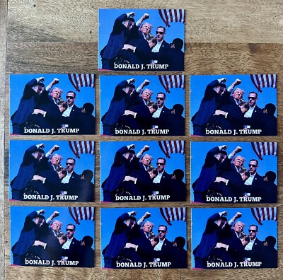 hrt tobacco Donald Trump HRT Tobacco Card #26 Assassination Attempt 10 Pack