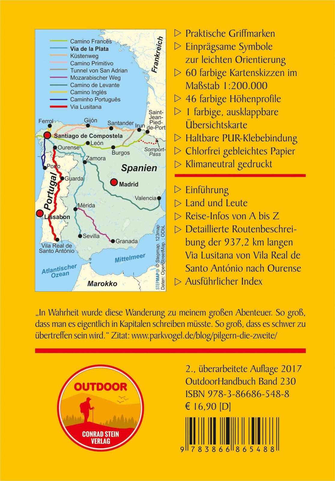 Thumbnail - Portugal Spanien: Jakobsweg Ostportugal Via Lusitana Hermann Hass