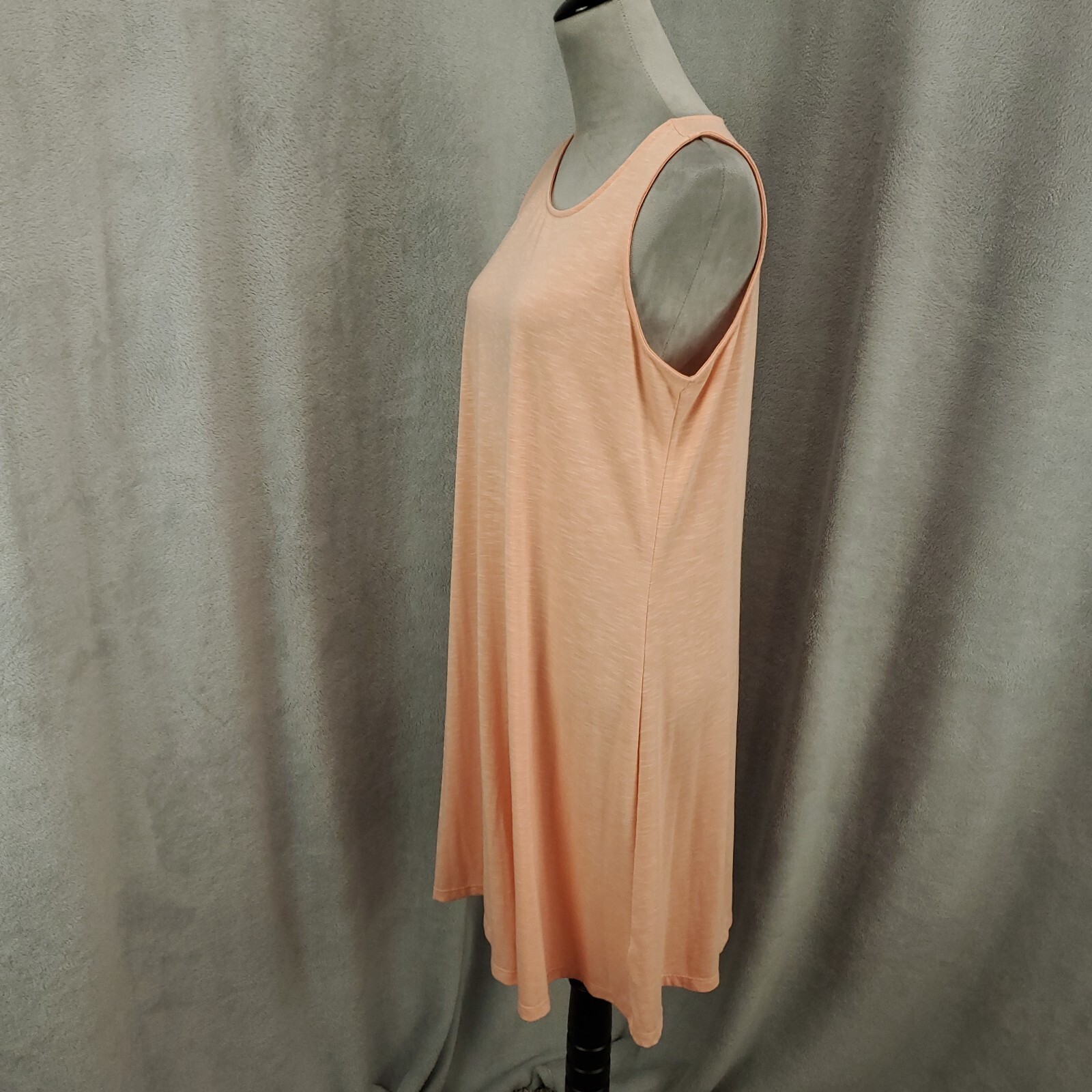 Womens Old Navy Swing Dress Size Large Coarl Stretchy Shift Knit