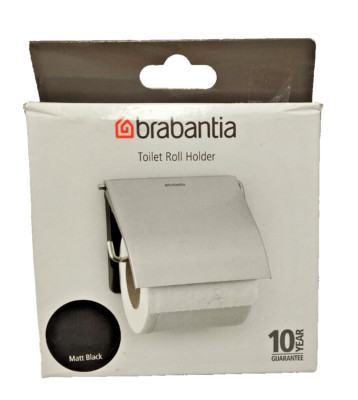 Brabantia Toilettenpapierhalter Klopapierhalter-schwarz Matt -Neu OVP  2. Wahl *