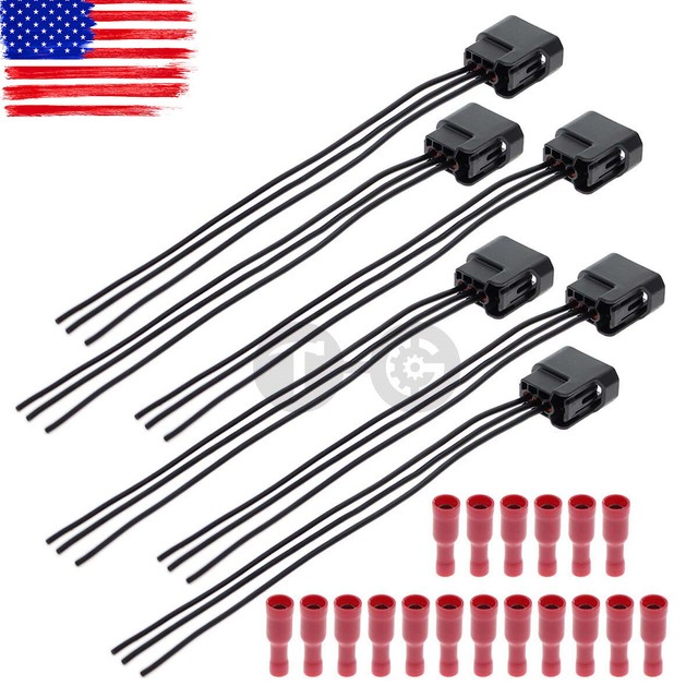 6PCS Ignition Coil Pack Connector Plug For Honda Ridgeline EXL 2006