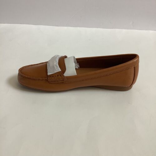 Coach Fredrica A5175 Mocasines Zapatos Sin Cordones Guijarro Jengibre Camel Tostado Talla 6 M NUEVO - Imagen 10 de 13