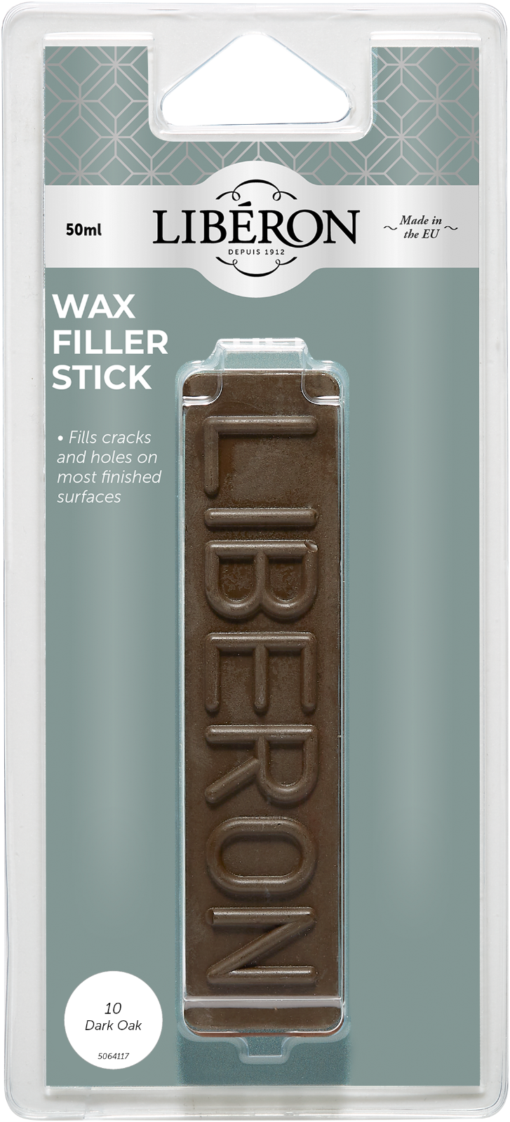 Liberon Wax Filler Stick 10 Dark Oak 50g