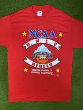 1990 UNLV Runnin Rebels - Final Four - Vintage College T-Shirt Large 
