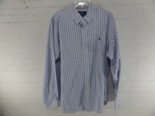 Polo Ralph Lauren Men's Button Down Shirt XL Striped Blue Pony Classic Fit