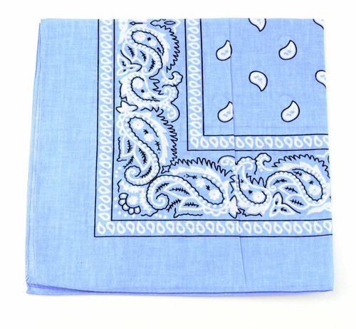 Choose Your Color! / Bandanas Scarves Head Face Mask Wrap Scarf, 100% Cotton - Picture 4 of 64