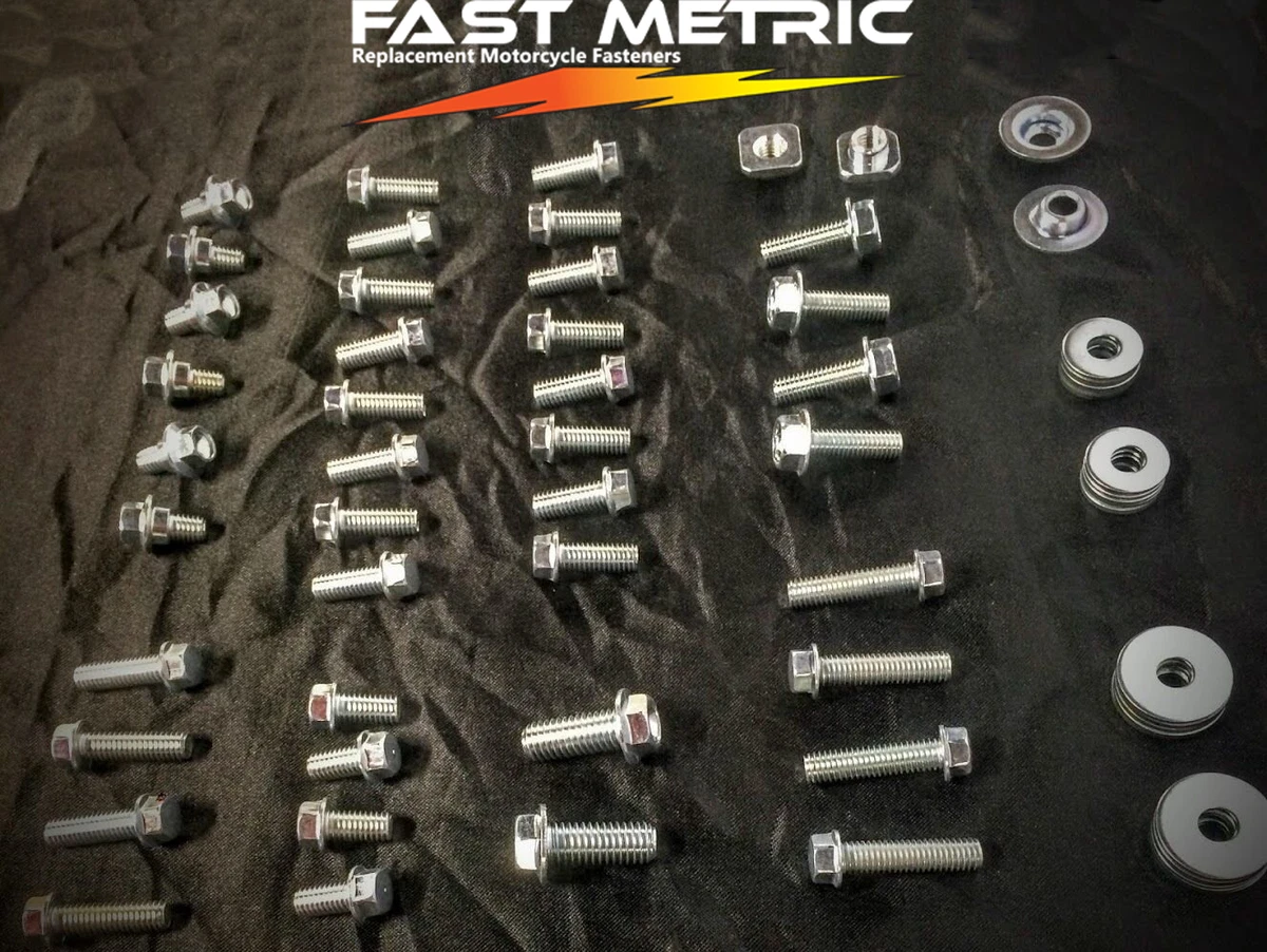 Rx8 Body Kit Suzuki RM RMX Body Bolt Kit - 87-Piece Zinc Plated - Foto 5