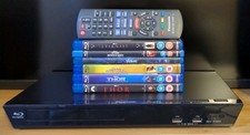 Panasonic DMP-BD79 Blu-Ray Player + Remote + Blu-ray bundle - FREE P&P