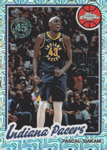 Pascal Siakam – 2025-26 Topps Basketball · 1980 81 Topps Chrome Basketball #TC-PS Pascal Siakam