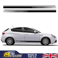 For Alfa Romeo Side Stripes Decals Stickers Car Graphics Vinyl
