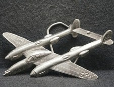 XB03104 NOS VINTAGE 1980 CUT-OUT P-30 AIRFORCE AIRCRAFT PLANE BELT BUCKLE
