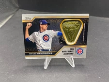 2021 KYLE HENDRICKS TOPPS SERIES 2 COMMEMORATIVE WORLD SERIES RING RELIC #WSR-KH
