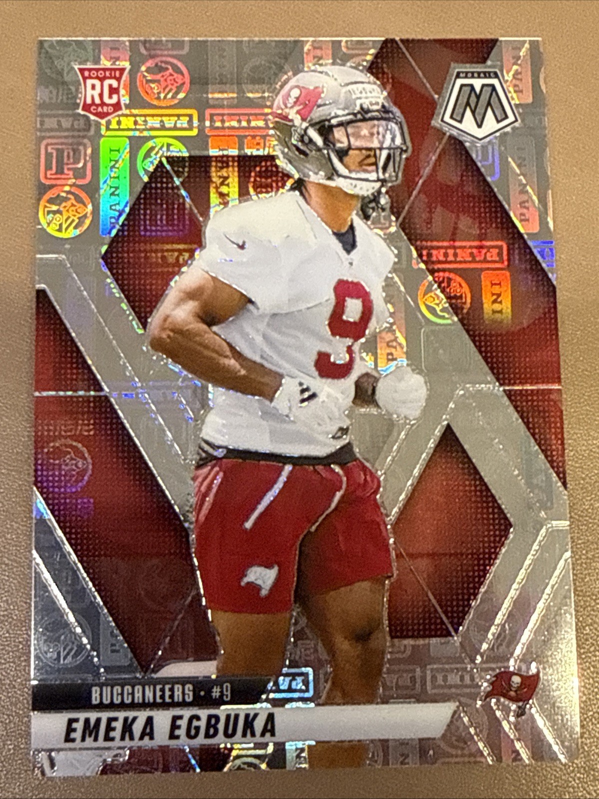 2025 Panini Mosaic - Rookies Emeka Egbuka #376 Silver Knight Prizm /149 (RC)