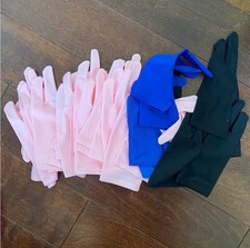 Artist Drawing Gloves Lot - Pink, Blue, Black