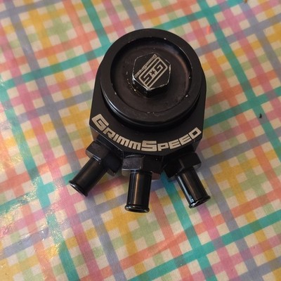 GrimmSpeed Air Oil Separator AOS for 04-21 STI 02-07 WRX [Black]