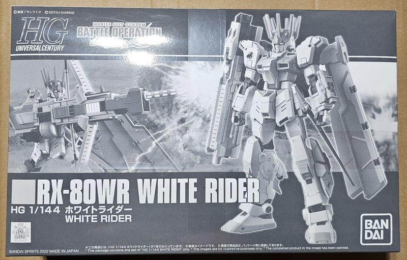 Bandai - HGUC 1/144 RX-80WR White Rider Gundam Model Kit - USA