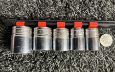 Snap-on 5pc 11/16” - 1 1/8” SAE 1/2” Drive 6pt Socket Set *See Descr*