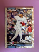 2026 Topps Series 1 Lazaro Estrada Diamante Foil #299 Rookie RC Blue Jays