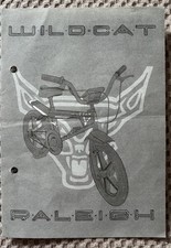 Raleigh Wildcat BMX Sound Generator Instructions Booklet Genuine Original 1980s