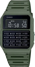 Casio CA53WF-3B, 8-Digit Calculator Watch, Resin Band, Day/Date, Alarm, Chrono