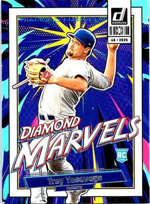 2026 Donruss #15 Trey Yesavage Diamond Marvels