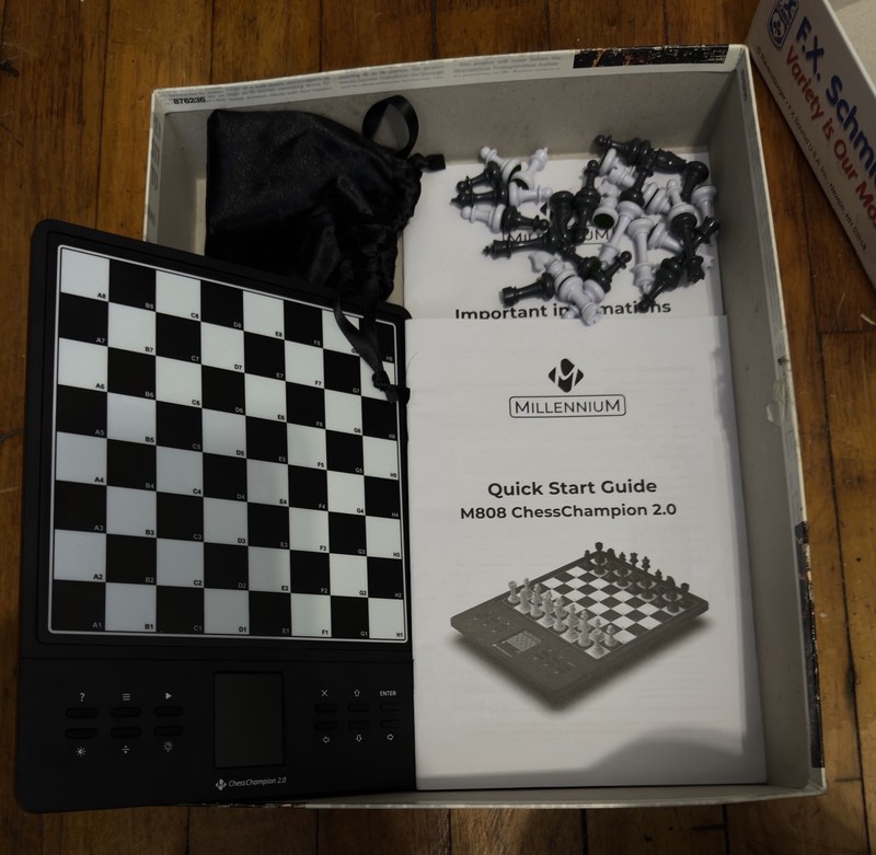 Millennium M808 ChessChampion 2.0 Electronic Chess Computer NEW Open Box