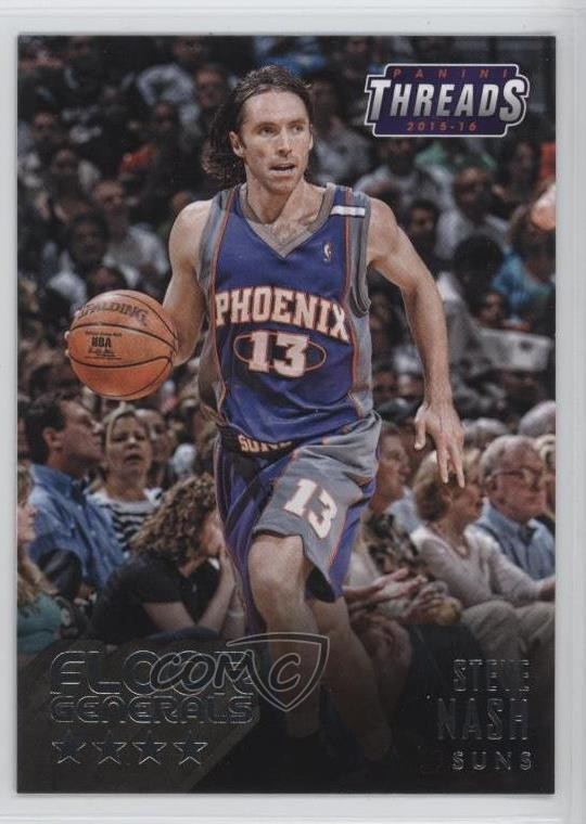 2015-16 Panini Threads Floor Generals Steve Nash #13 HOF h3z