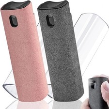 2  in  1 Phone  Tablet Screen Cleaner Spray with Microfiber Cloth   Portable kit