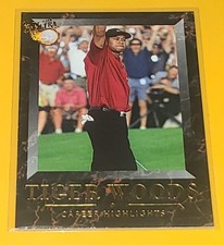PGA GOLF TIGER WOODS 2023 FLEER ULTRA CAREER HIGHLIGHTS #TW-12