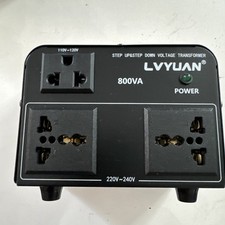 LVYUAN 800W Step Up Step Down Voltage Converter Transformer Portable