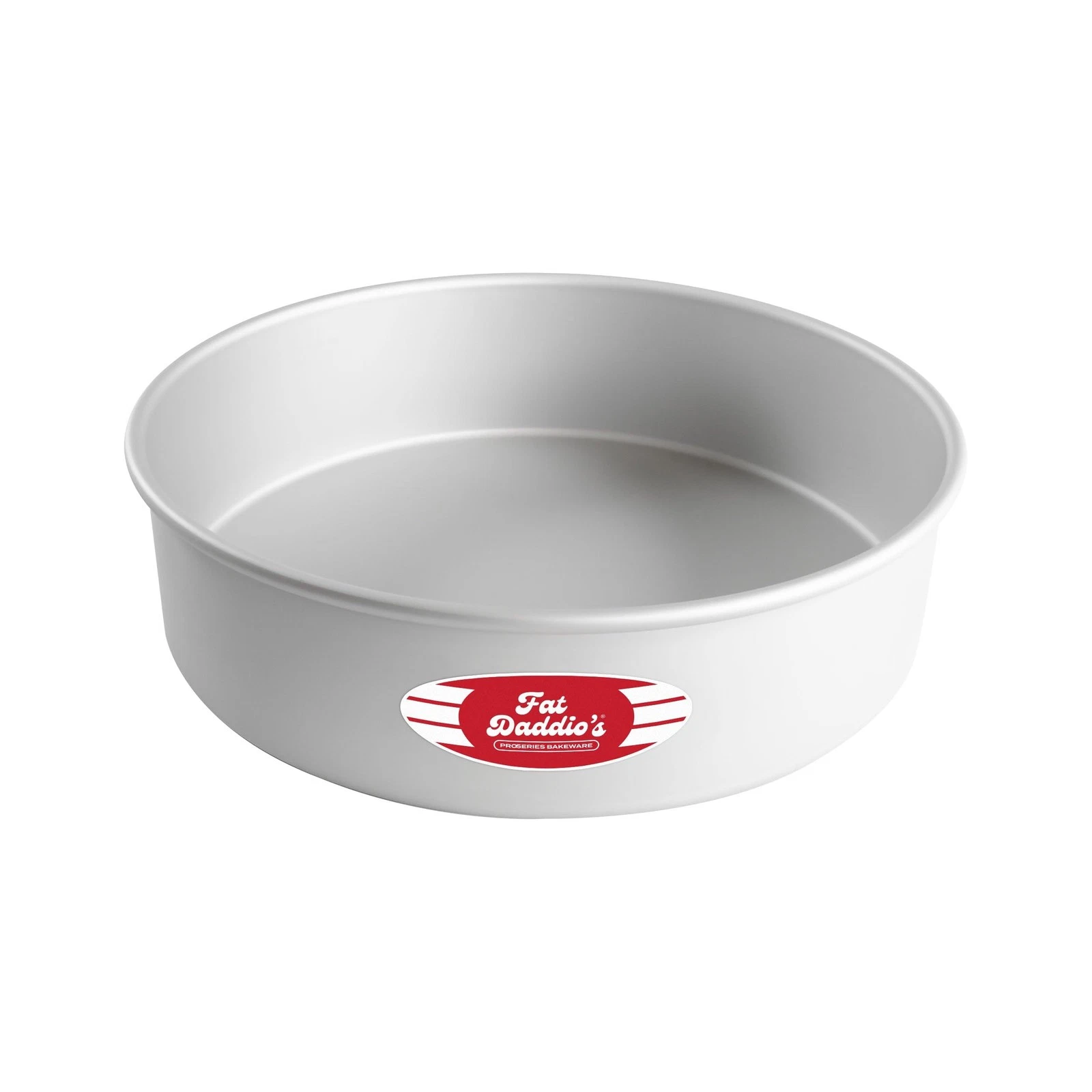 Fat Daddio's Round Cake Pan, 12 x 3 Inch, Silver