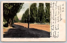East Main Street Dirt Road Idaho C1905 UDB Postcard AA20