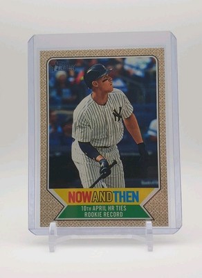 2017 Topps Heritage Then and Now Aaron Judge NT-10 Rookie Karte RC