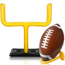 2 Pieces Jumbo Inflatable Football Game Set for Kids and Adults, 36.6" Blow