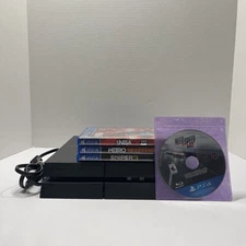 Sony Playstation 4 PS4 Console 500GB System 5 Games Bundle TESTED & WORKING 