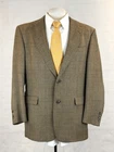 Burberry USA Men's Brown Plaid Tweed Blazer 42R $2,495 Two Button Vintage