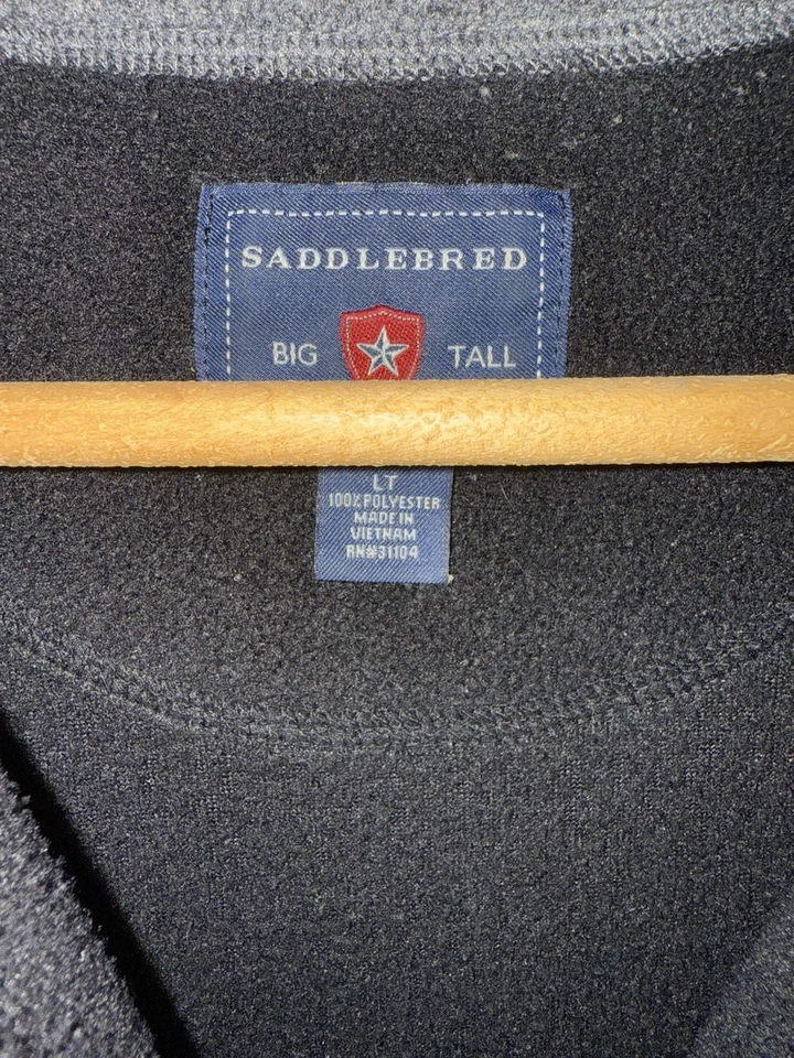 Saddlebred Men's Big and Tall Button-Up Shirt Long Sleeve, Faux Suede, Casual - Image 4 of 4