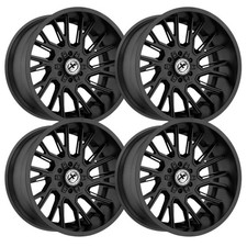 Set-4 Xf Off-road Xf-230 18x9 5x1275x139.7 12mm Satin Black Wheels 18 Inch Set-4 Xf Off-road Xf-230 18x9 5x1275x139.7 12mm Satin Black Wheels 18 Inch